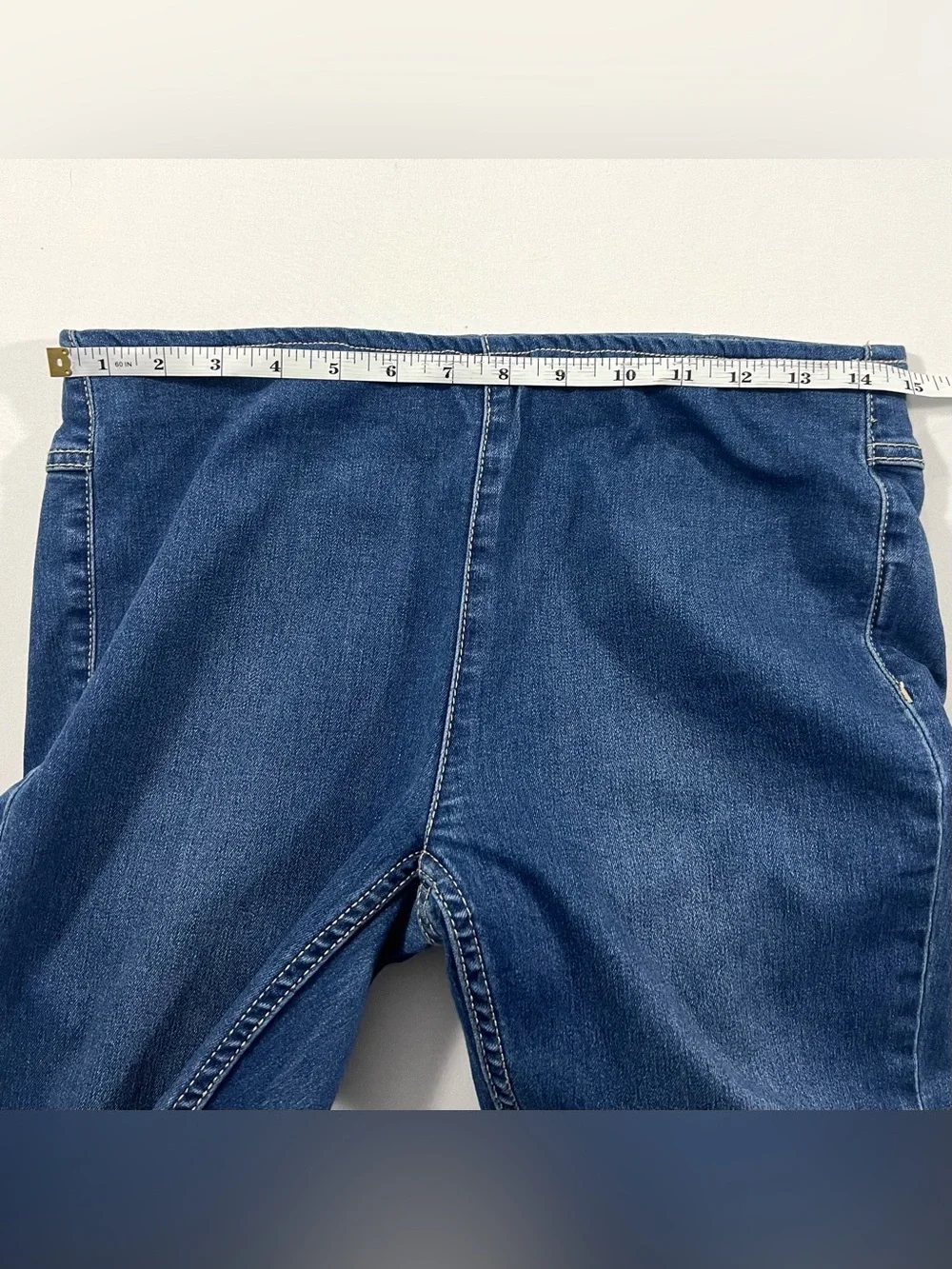 Free People Flare Bell Bottom Pull-on Jeans 28 Raw Hem Festival Boho Y2K